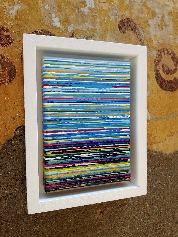 coloured lines 9-2016  13x18 Acryl-Lack auf LW